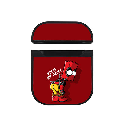 Bartpool Simpson Kiss My Ass Apple AirPods Case-AirPod Case-Black-Altracase