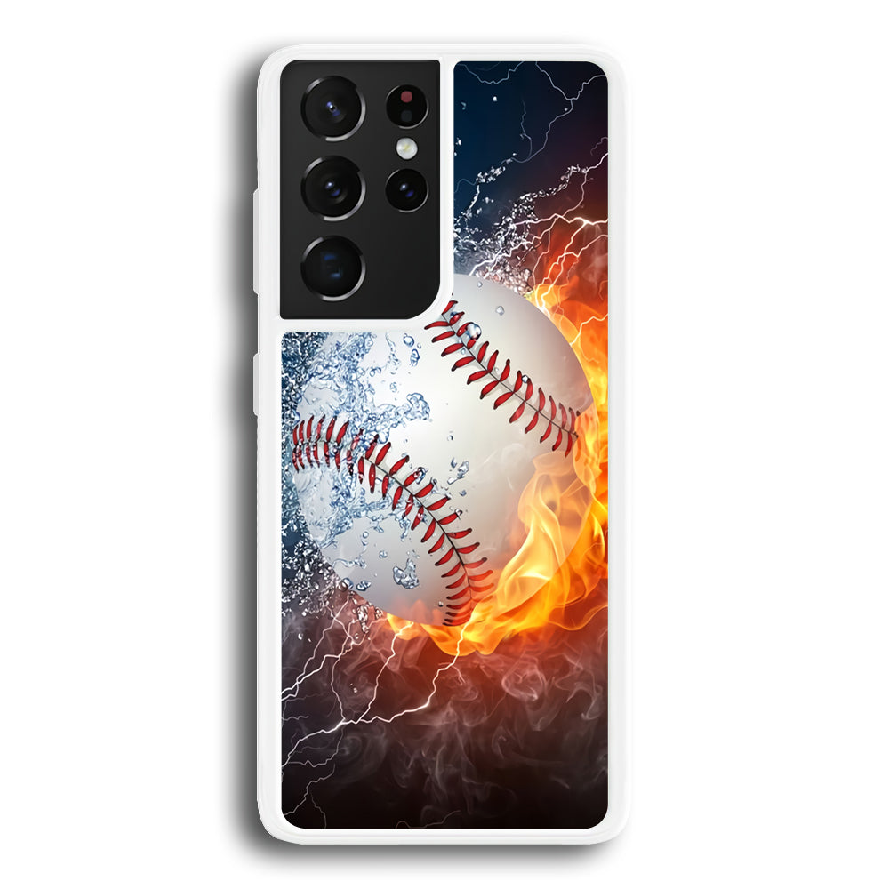 Baseball Ball Cool Art Samsung Galaxy S21 Ultra Case