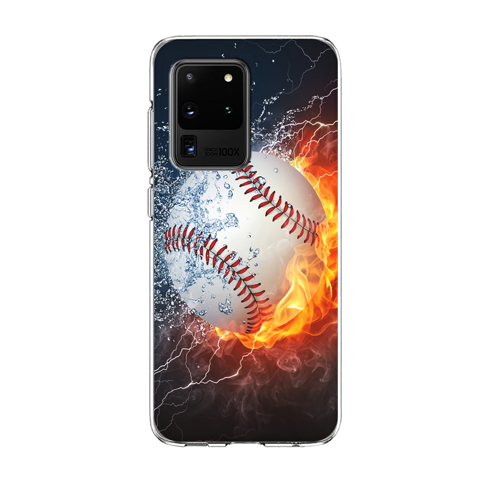 Baseball Ball Cool Art Samsung Galaxy S20 Ultra Case