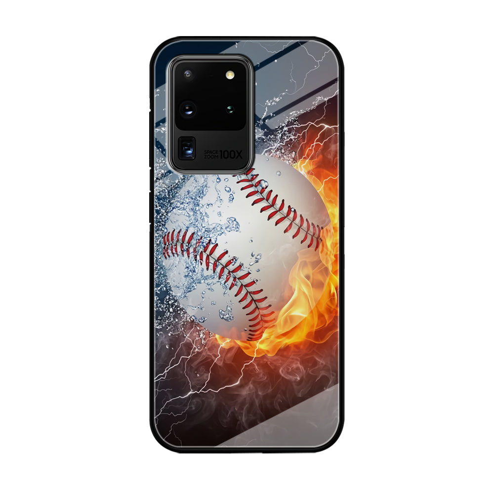 Baseball Ball Cool Art Samsung Galaxy S20 Ultra Case