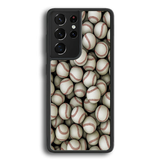 Baseball Ball Pattern Samsung Galaxy S23 Ultra Case