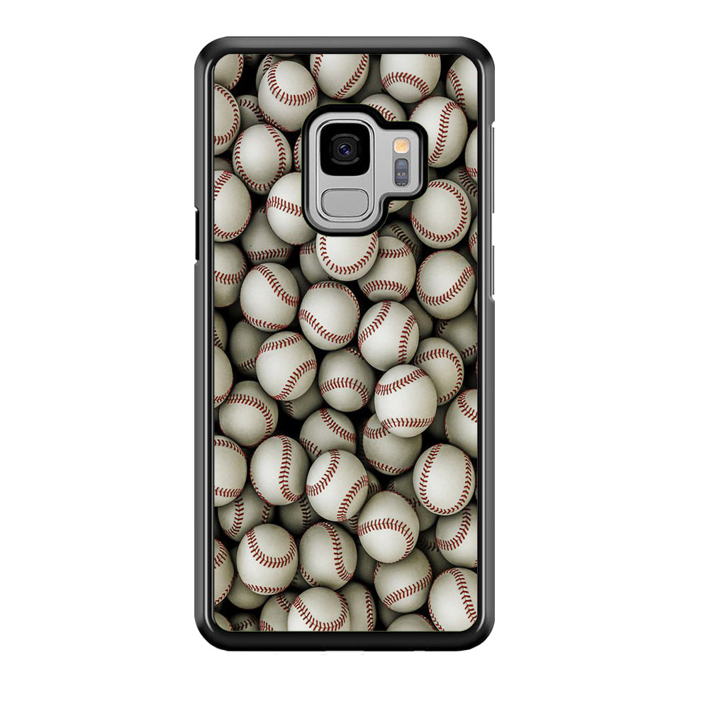 Baseball Ball Pattern Samsung Galaxy S9 Case