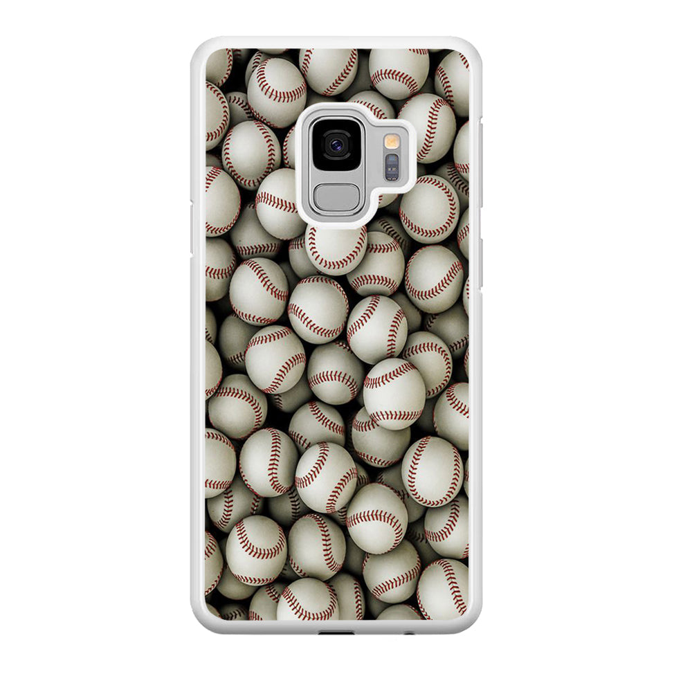 Baseball Ball Pattern Samsung Galaxy S9 Case