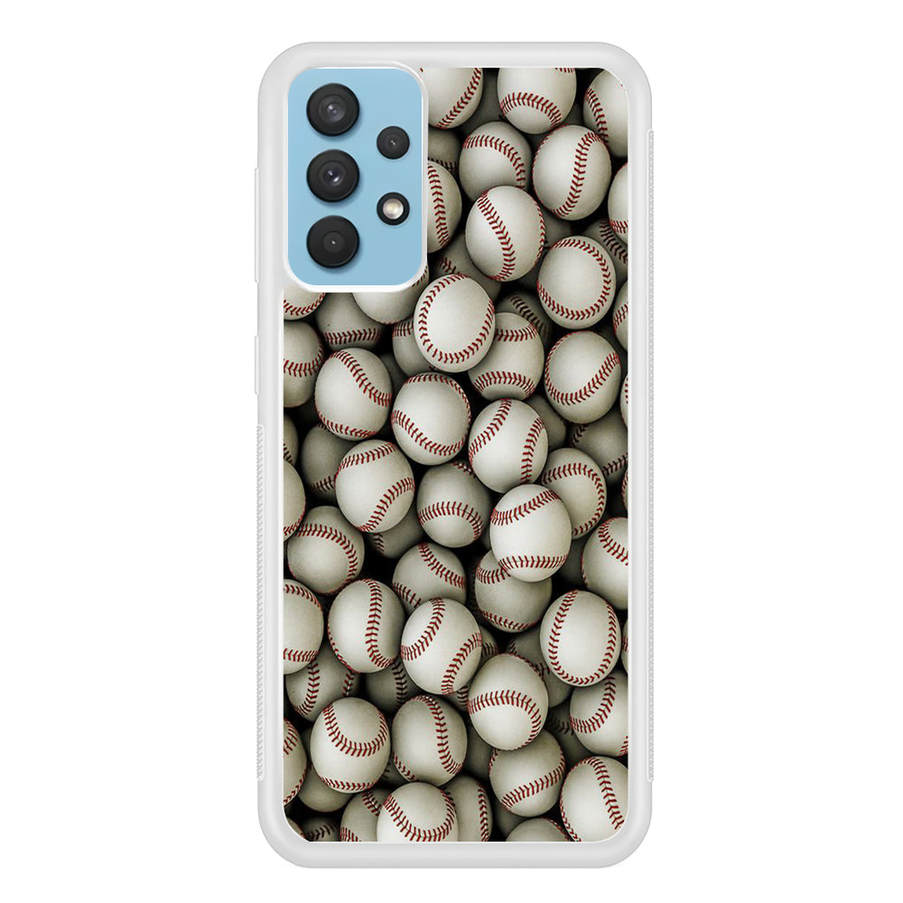 Baseball Ball Pattern Samsung Galaxy A32 Case