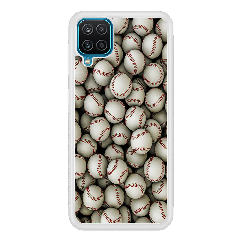 Baseball Ball Pattern Samsung Galaxy A12 Case