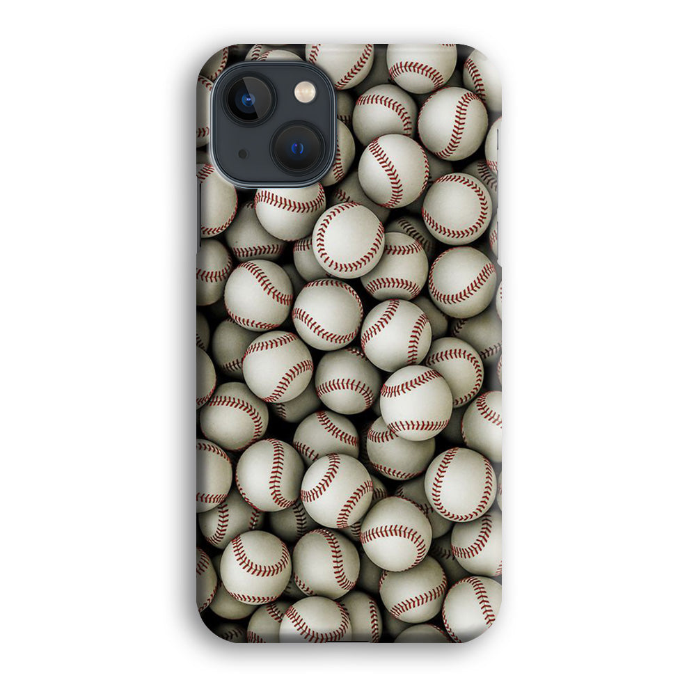 Baseball Ball Pattern iPhone 14 Plus Case