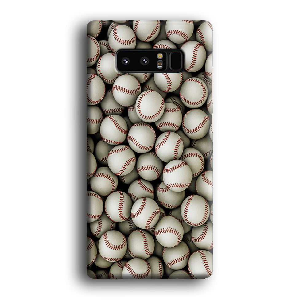 Baseball Ball Pattern Samsung Galaxy Note 8 Case