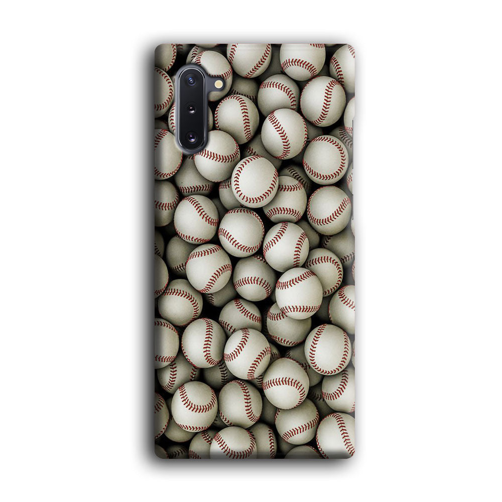 Baseball Ball Pattern Samsung Galaxy Note 10 Case