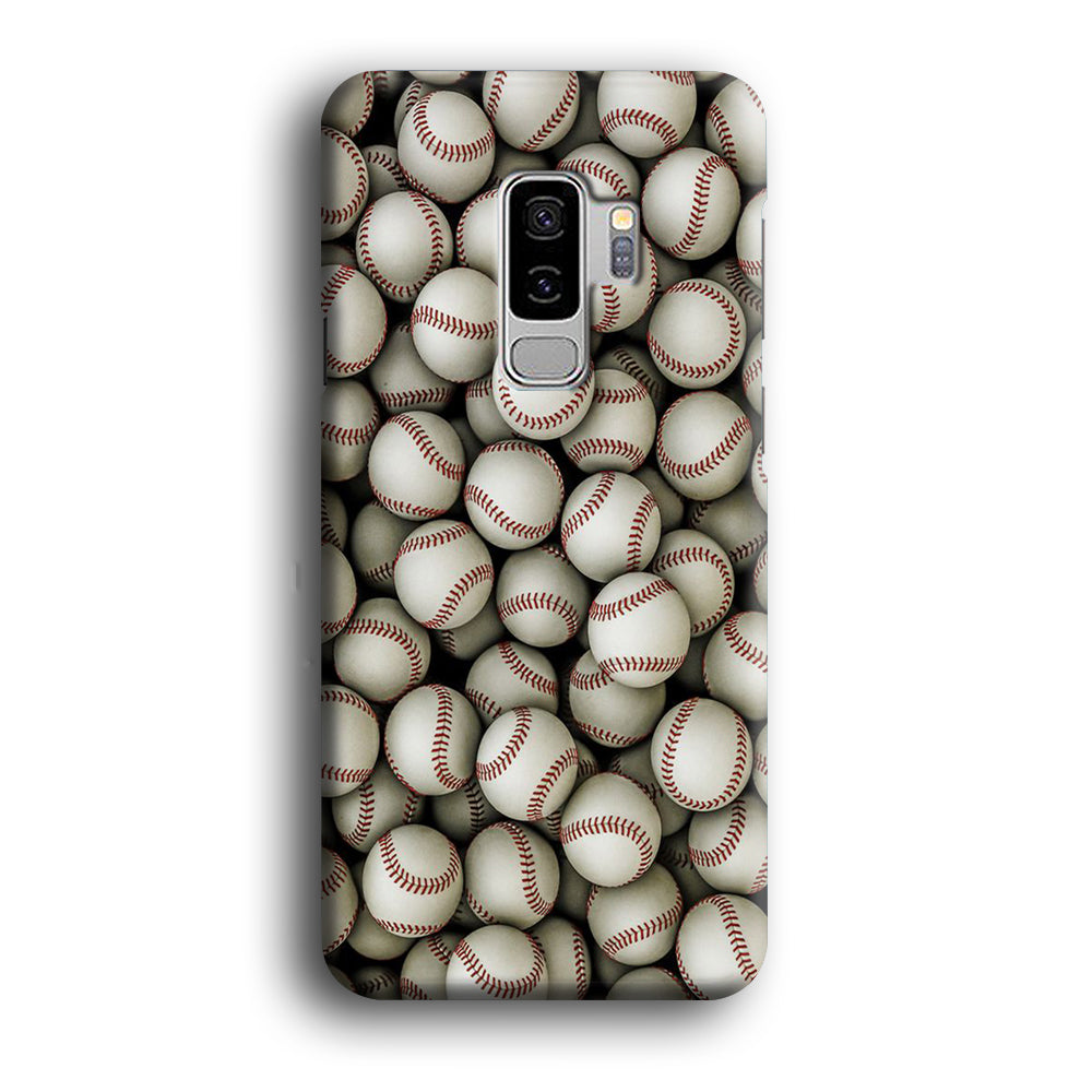 Baseball Ball Pattern Samsung Galaxy S9 Plus Case