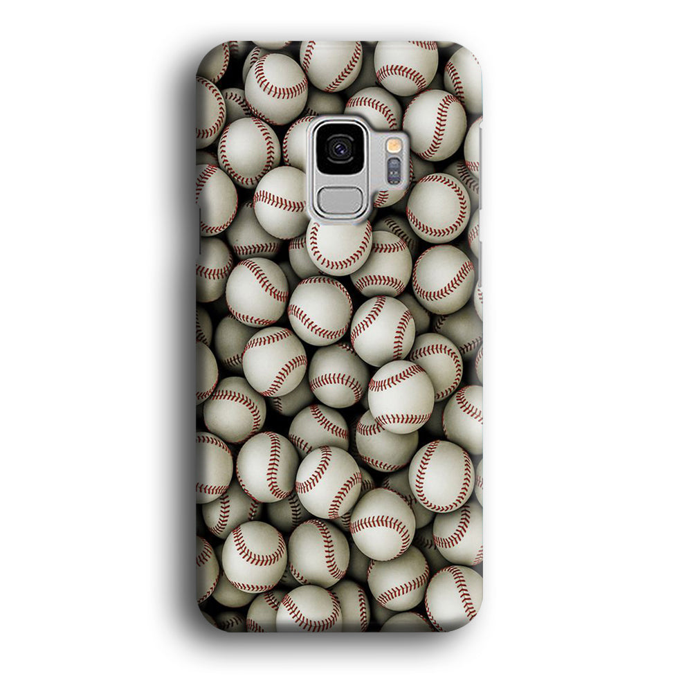 Baseball Ball Pattern Samsung Galaxy S9 Case