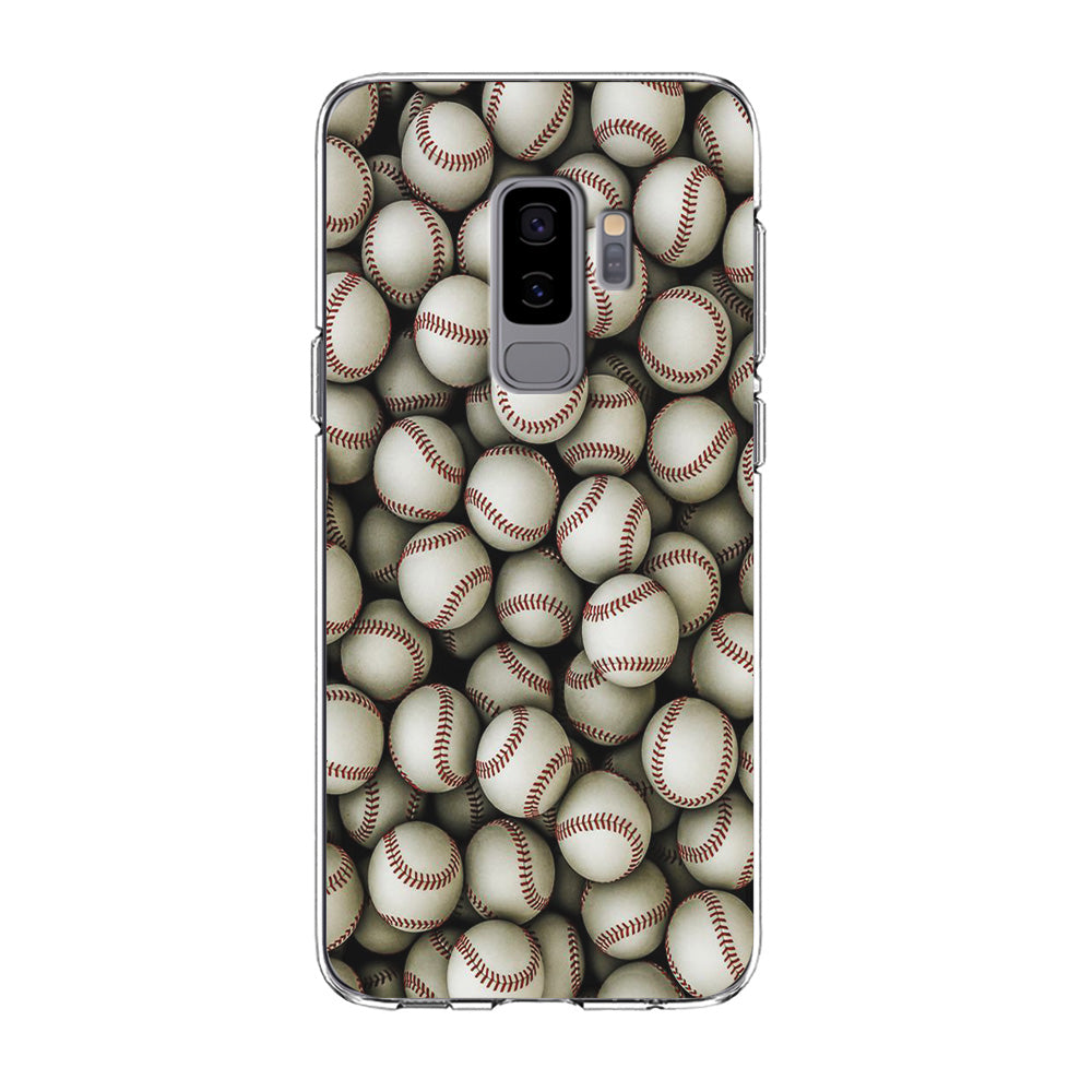 Baseball Ball Pattern Samsung Galaxy S9 Plus Case
