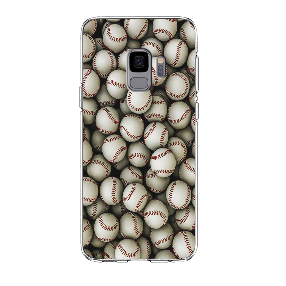 Baseball Ball Pattern Samsung Galaxy S9 Case