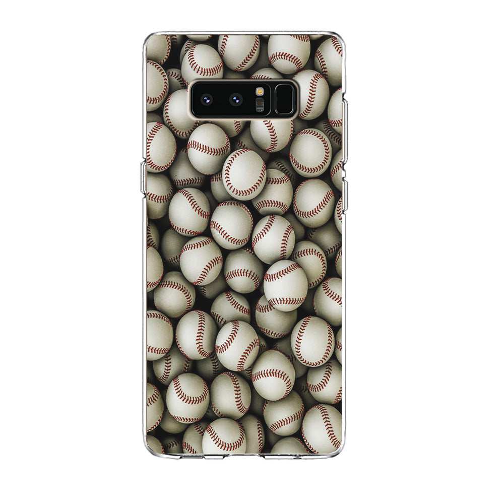 Baseball Ball Pattern Samsung Galaxy Note 8 Case