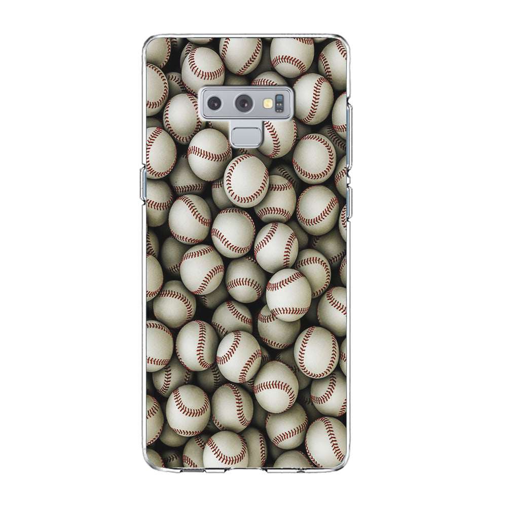 Baseball Ball Pattern Samsung Galaxy Note 9 Case