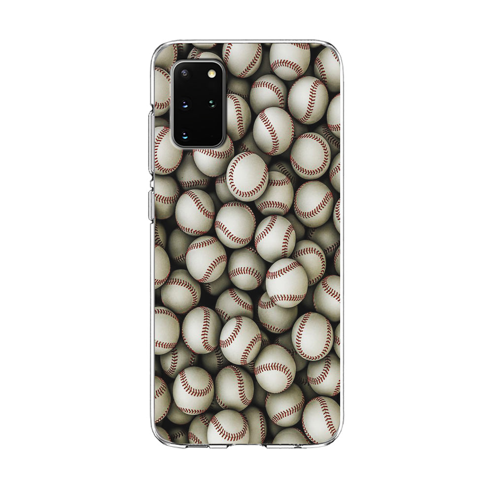 Baseball Ball Pattern Samsung Galaxy S20 Plus Case