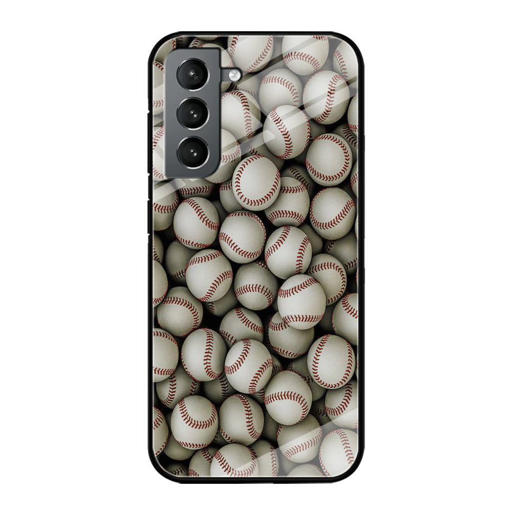 Baseball Ball Pattern Samsung Galaxy S21 Case