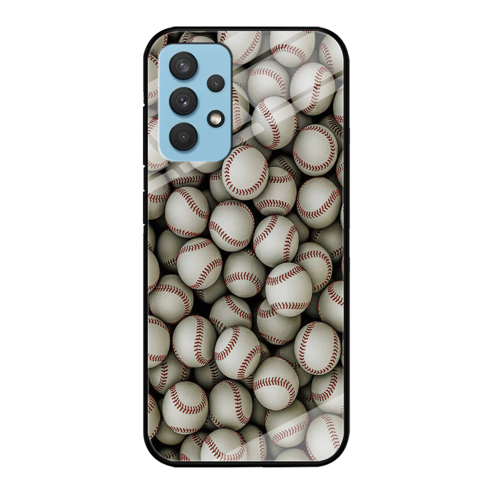 Baseball Ball Pattern Samsung Galaxy A32 Case