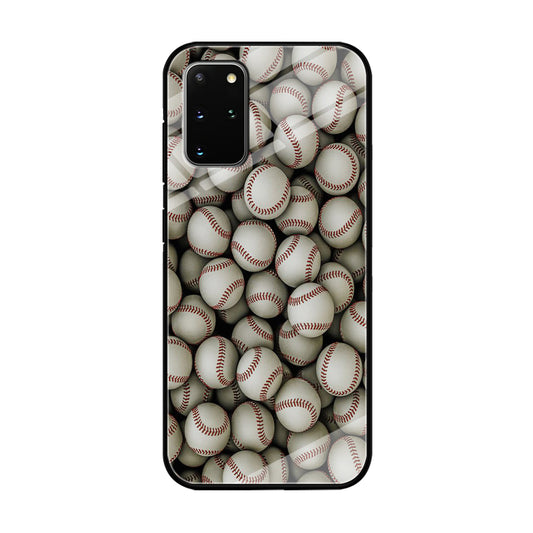 Baseball Ball Pattern Samsung Galaxy S20 Plus Case