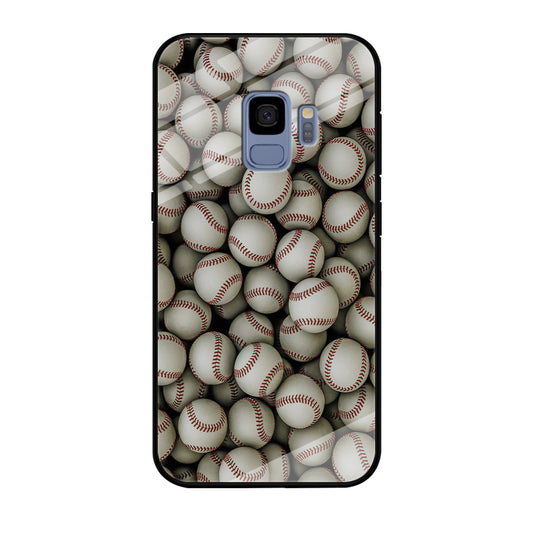 Baseball Ball Pattern Samsung Galaxy S9 Case