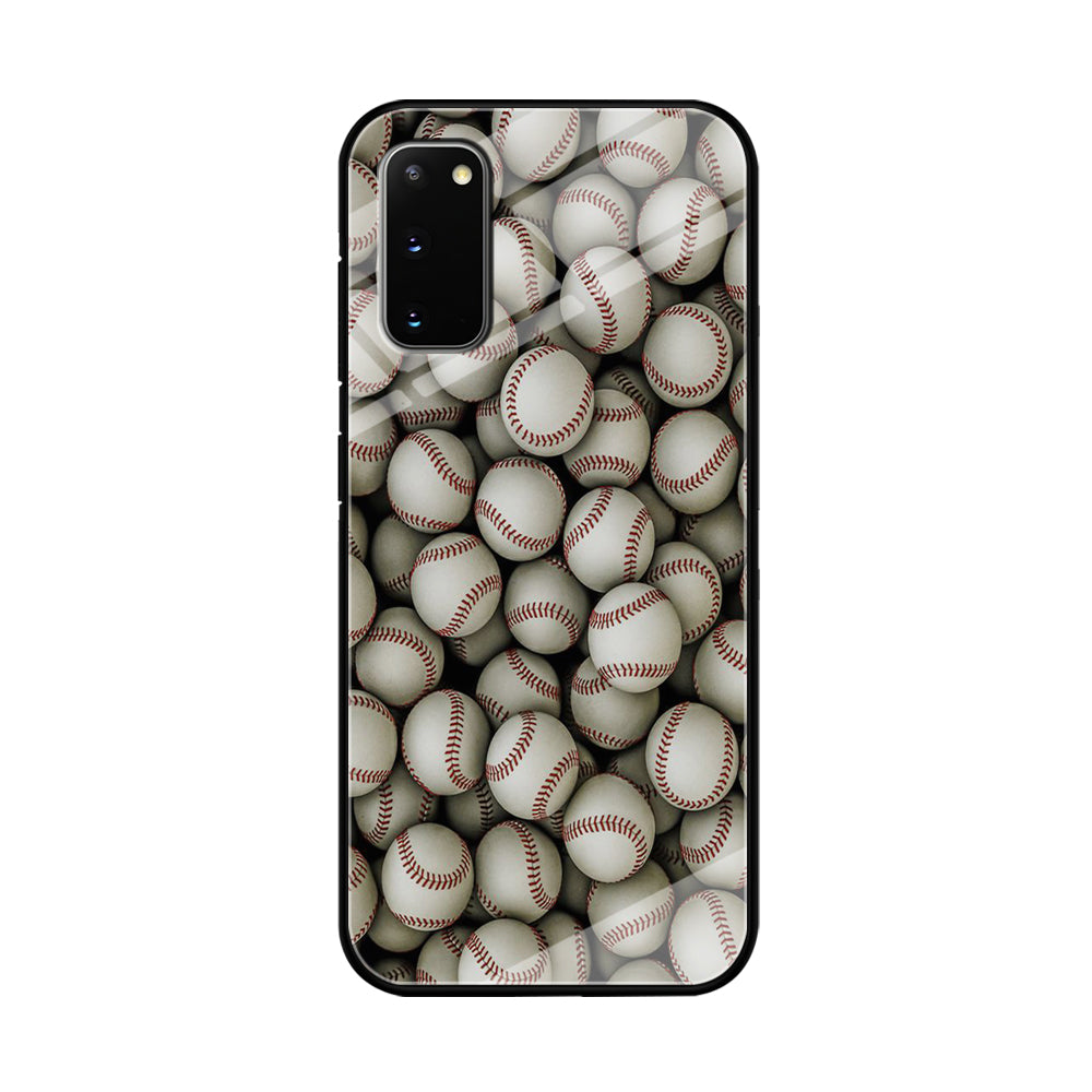 Baseball Ball Pattern Samsung Galaxy S20 Case