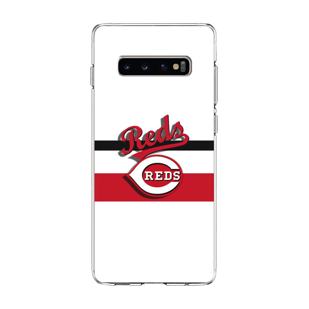 Baseball Cincinnati Reds MLB 001 Samsung Galaxy S10 Plus Case