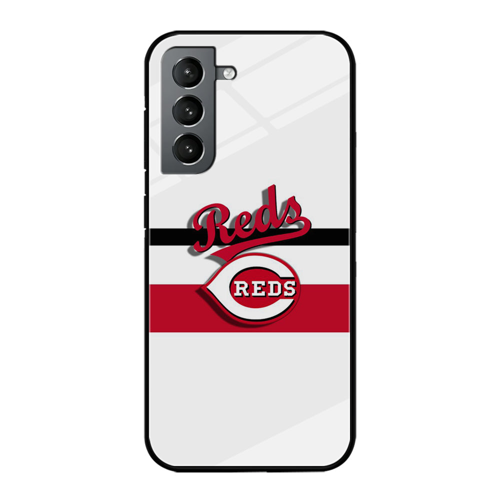 Baseball Cincinnati Reds MLB 001 Samsung Galaxy S22 Case-Phone Case-Tempered Glass Case-Altracase