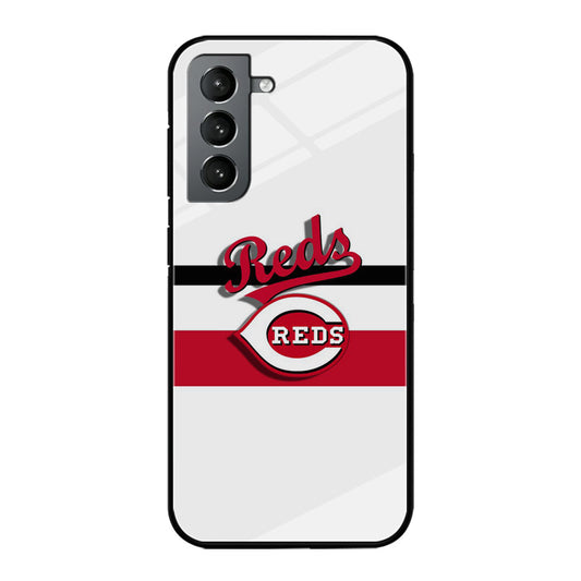 Baseball Cincinnati Reds MLB 001 Samsung Galaxy S22 Case-Phone Case-Tempered Glass Case-Altracase