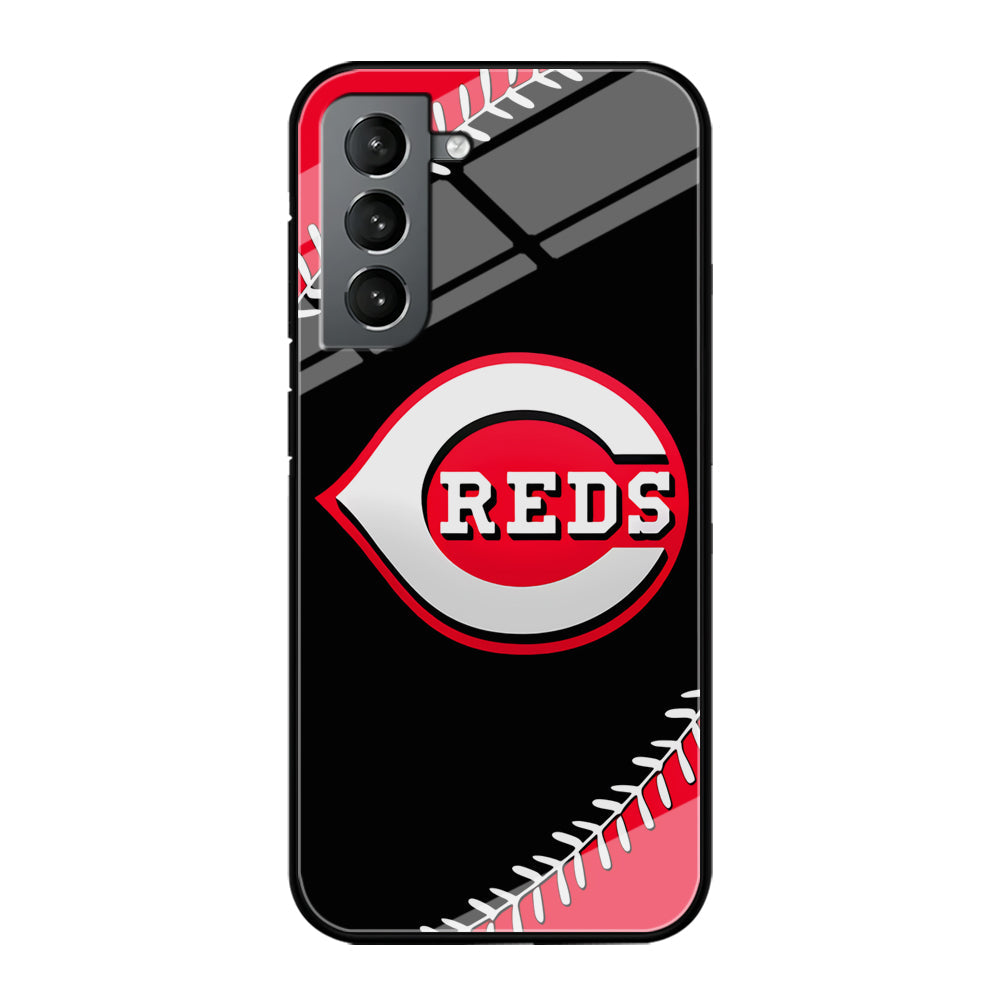 Baseball Cincinnati Reds MLB 002 Samsung Galaxy S22 Case-Phone Case-Tempered Glass Case-Altracase