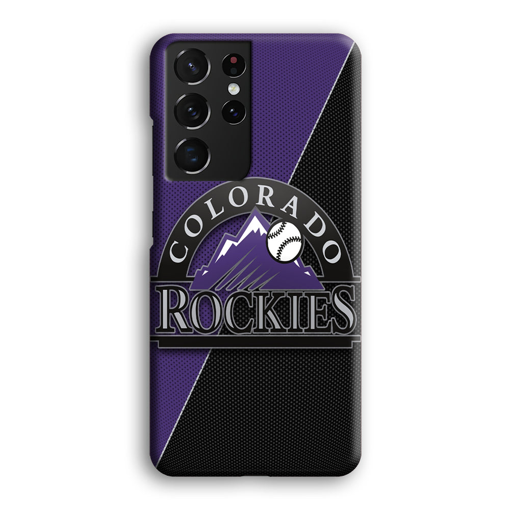 Baseball Colorado Rockies MLB 001 Samsung Galaxy S22 Ultra Case