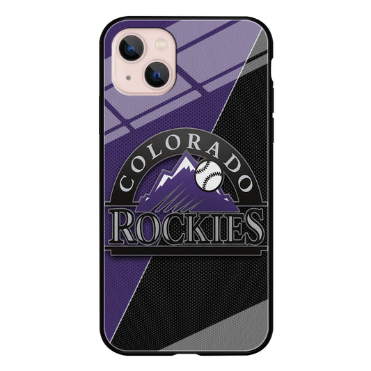 Baseball Colorado Rockies MLB 001 iPhone 14 Case-Phone Case-Tempered Glass Case-Altracase