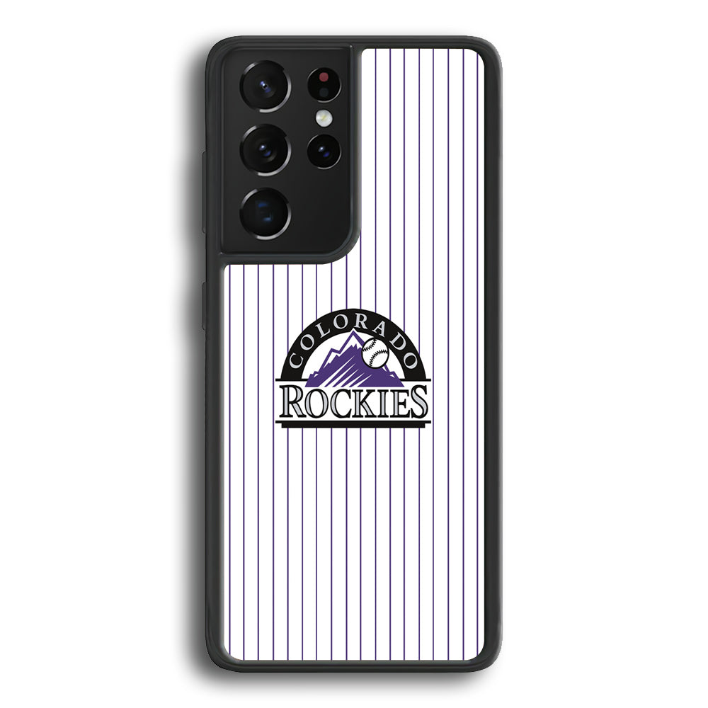 Baseball Colorado Rockies MLB 002 Samsung Galaxy S21 Ultra Case