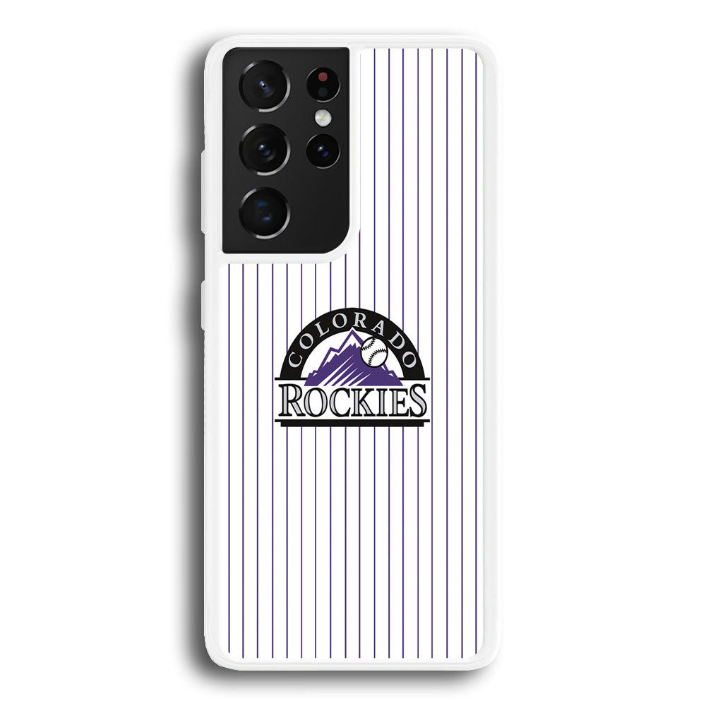 Baseball Colorado Rockies MLB 002 Samsung Galaxy S22 Ultra Case