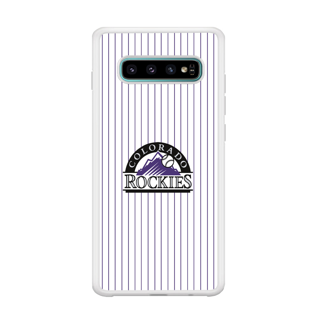 Baseball Colorado Rockies MLB 002 Samsung Galaxy S10 Case