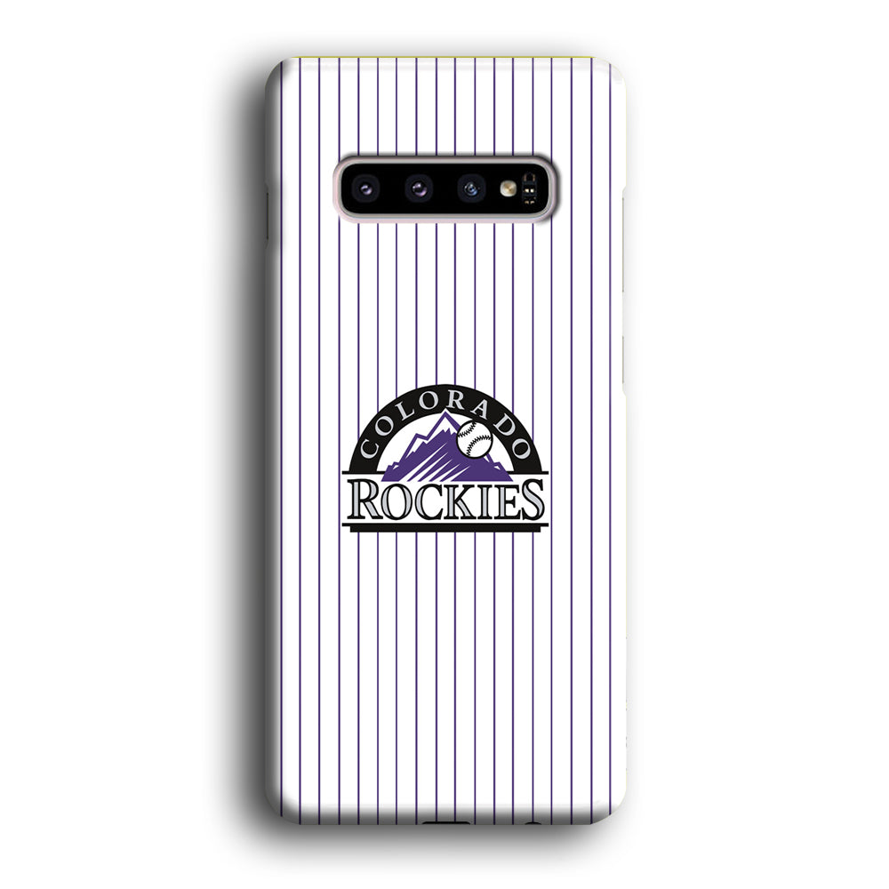 Baseball Colorado Rockies MLB 002 Samsung Galaxy S10 Case