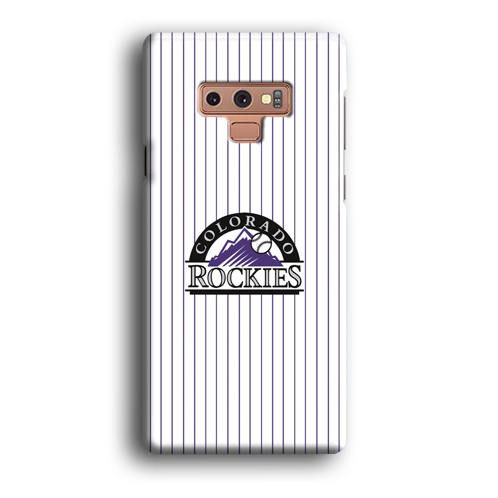 Baseball Colorado Rockies MLB 002 Samsung Galaxy Note 9 Case