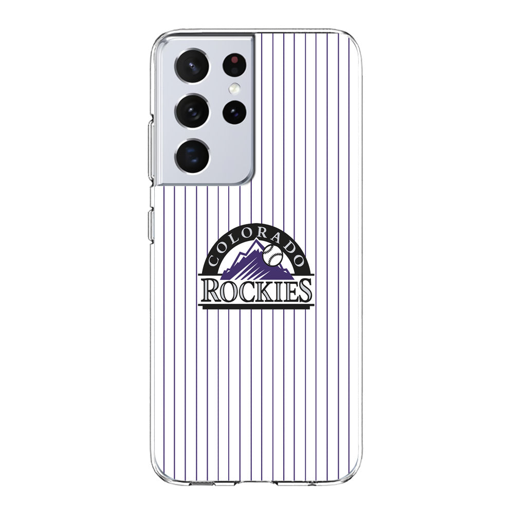 Baseball Colorado Rockies MLB 002 Samsung Galaxy S22 Ultra Case