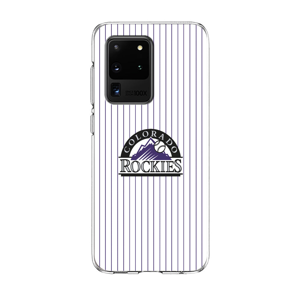 Baseball Colorado Rockies MLB 002 Samsung Galaxy S20 Ultra Case