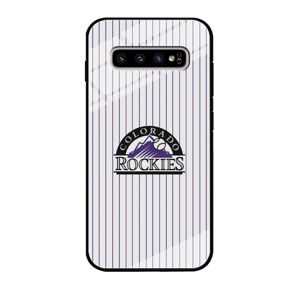 Baseball Colorado Rockies MLB 002 Samsung Galaxy S10 Case