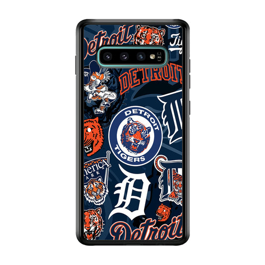 Baseball Detroit Tigers MLB 002 Samsung Galaxy S10 Case