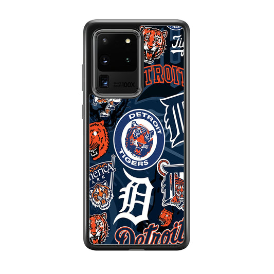 Baseball Detroit Tigers MLB 002 Samsung Galaxy S20 Ultra Case