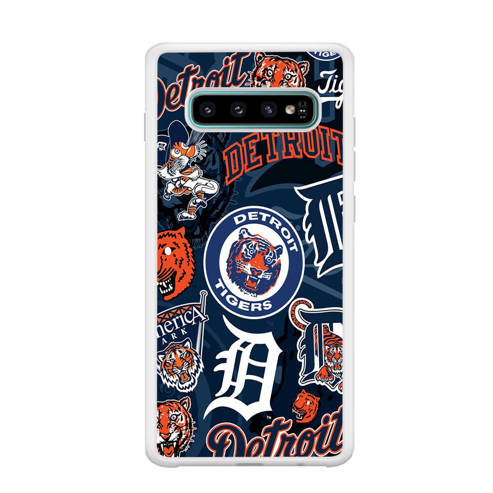 Baseball Detroit Tigers MLB 002 Samsung Galaxy S10 Case