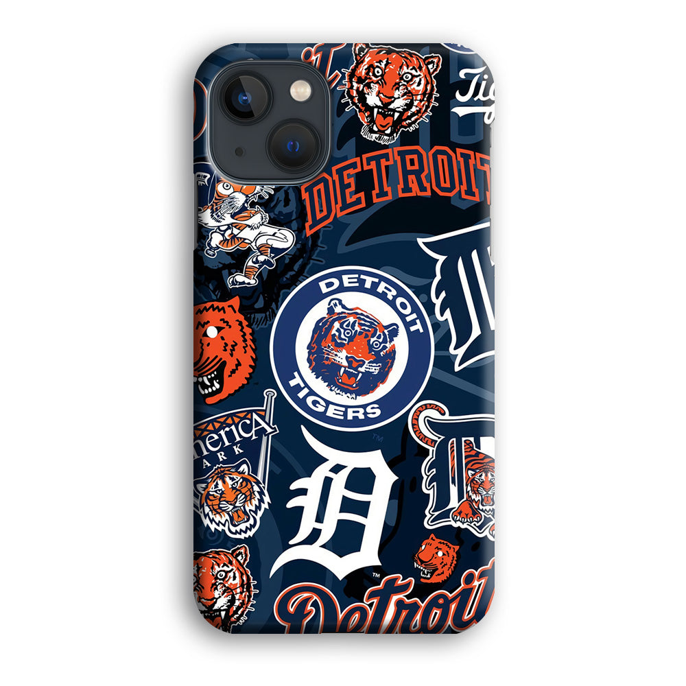 Baseball Detroit Tigers MLB 002 iPhone 14 Plus Case