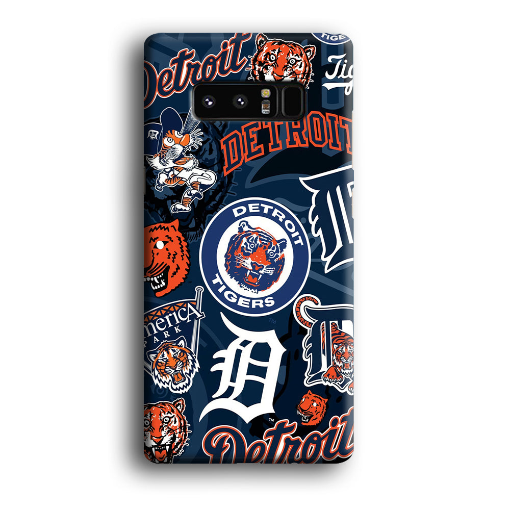 Baseball Detroit Tigers MLB 002 Samsung Galaxy Note 8 Case