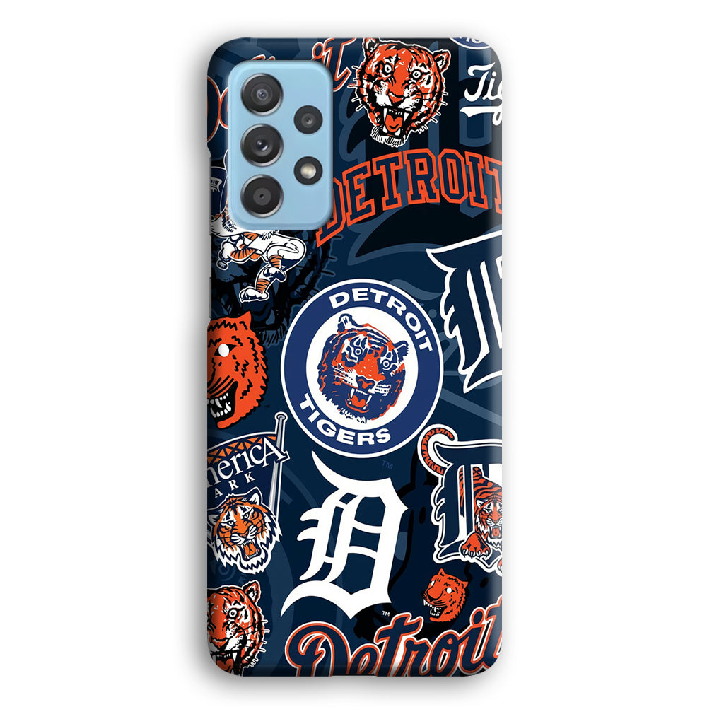 Baseball Detroit Tigers MLB 002 Samsung Galaxy A72 Case