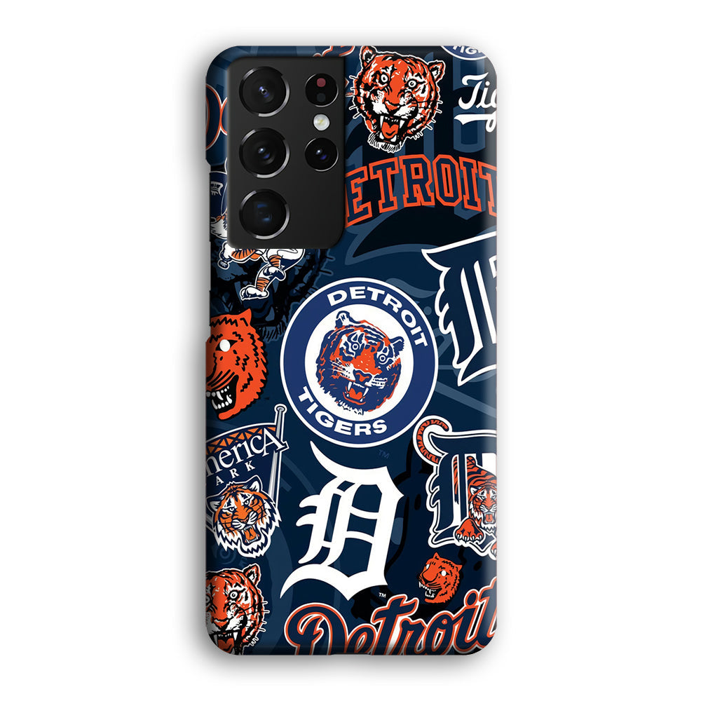 Baseball Detroit Tigers MLB 002 Samsung Galaxy S24 Ultra Case