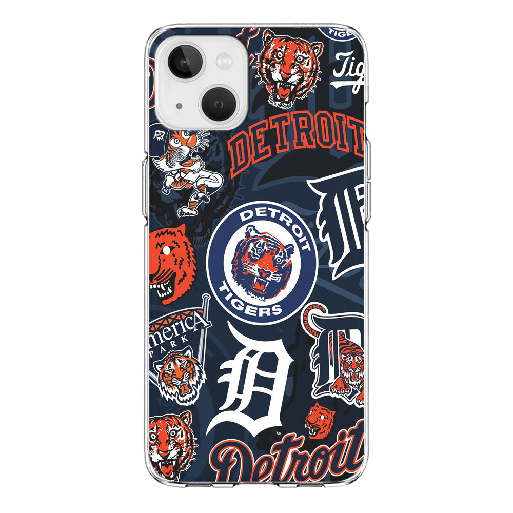 Baseball Detroit Tigers MLB 002 iPhone 14 Plus Case