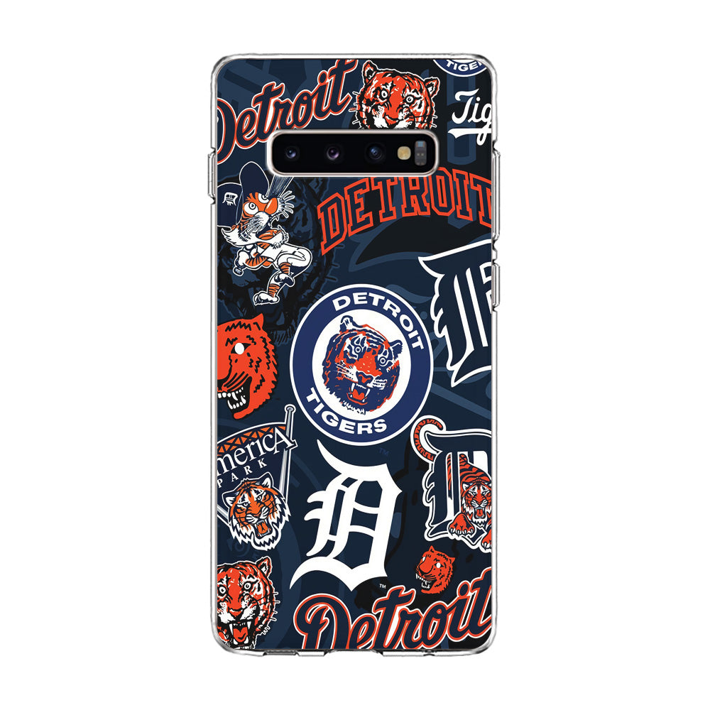 Baseball Detroit Tigers MLB 002 Samsung Galaxy S10 Case