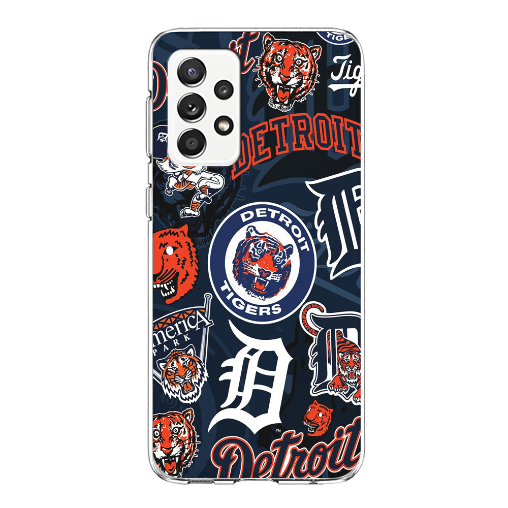 Baseball Detroit Tigers MLB 002 Samsung Galaxy A72 Case
