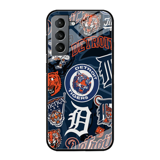 Baseball Detroit Tigers MLB 002 Samsung Galaxy S22 Case-Phone Case-Tempered Glass Case-Altracase