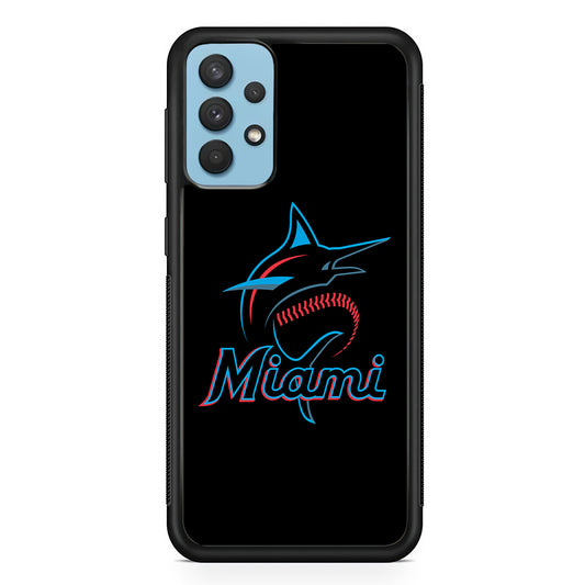 Baseball Miami Marlins MLB 001  Samsung Galaxy A32 Case